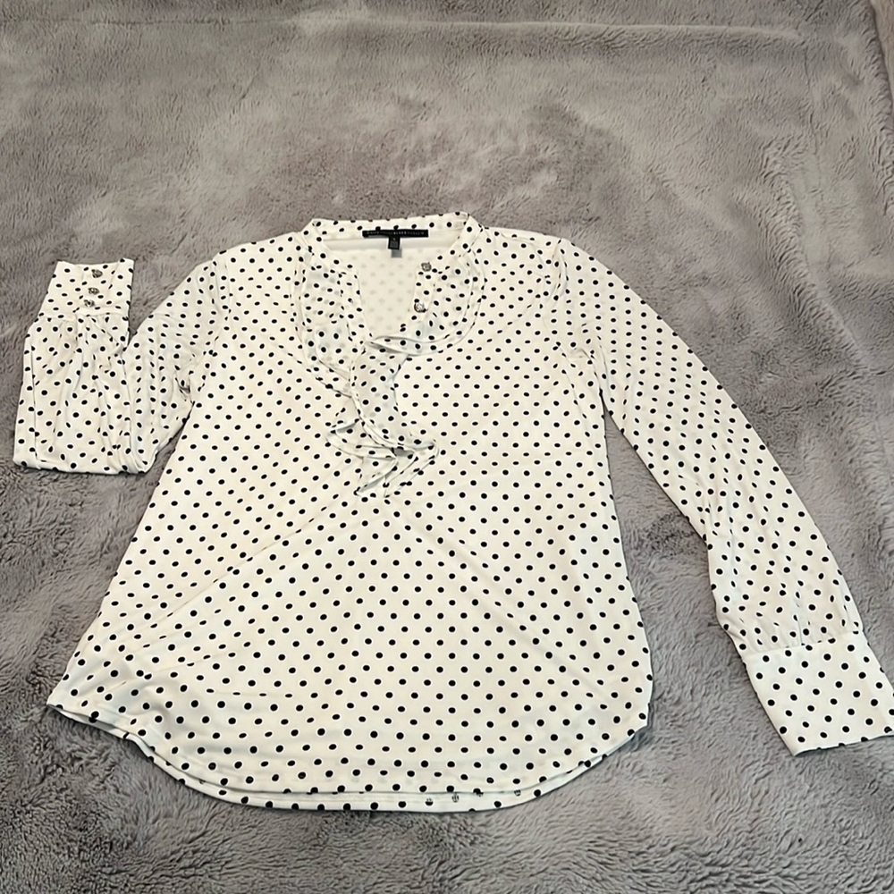 White House Black Market: Polka Dot Blouse